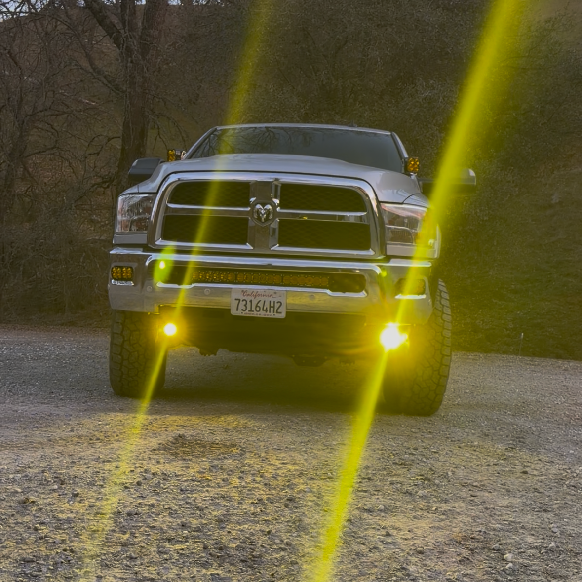 Ram 2500 & 3500 Steerable Knuckle Pod Light Mounts (2014-2018)