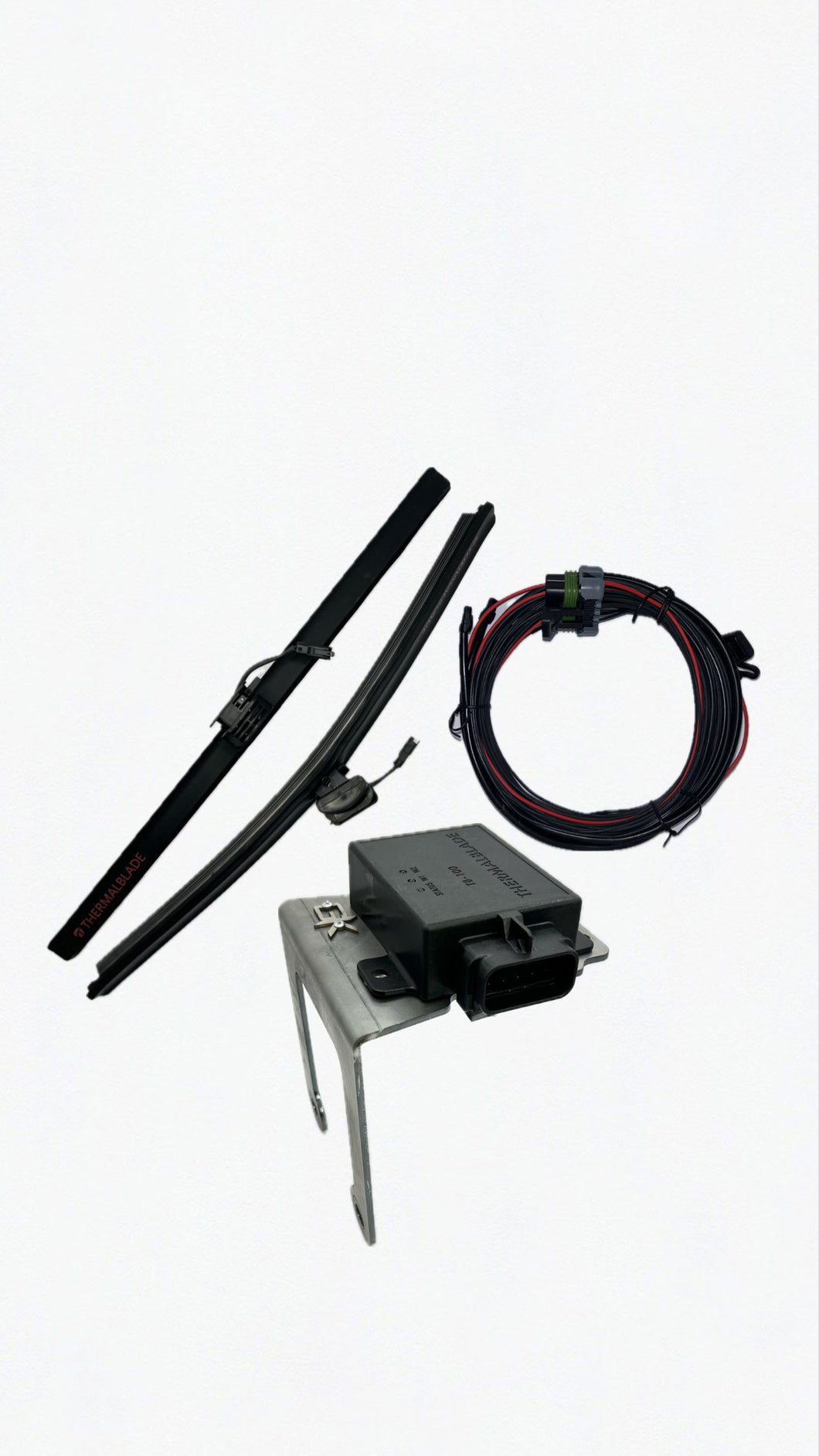 1983-2006 Jeep TJ and XJ Heated Wiper Blades with Installation Brackets