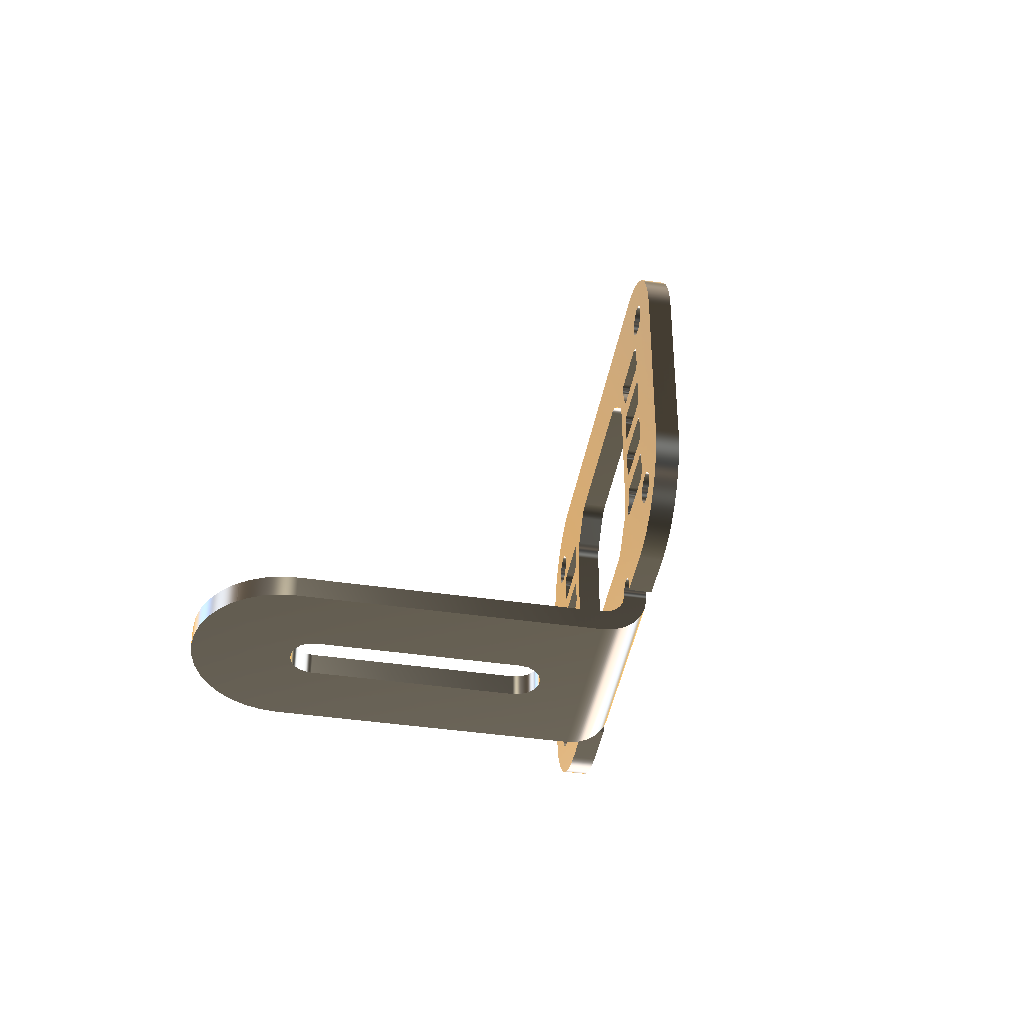 Flush Mount Light Bracket Adapter for Baja Designs S2 Mounting Pattern