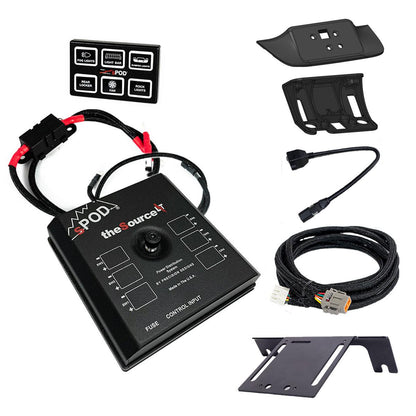 sPOD Mini6 SourceLT Vehicle Kit - Ford 2023-2026 F-250/350 Super Duty