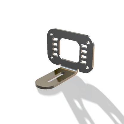 Flush Mount Light Bracket Adapter for Baja Designs S2 Mounting Pattern
