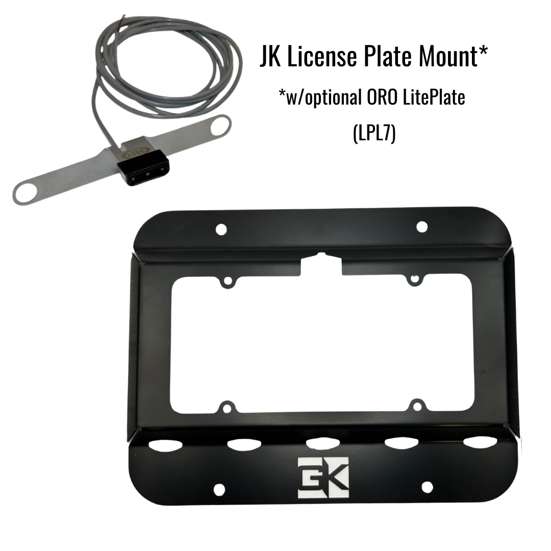License Plate Relocation Kit for Jeep JK Wrangler (2007-2018)