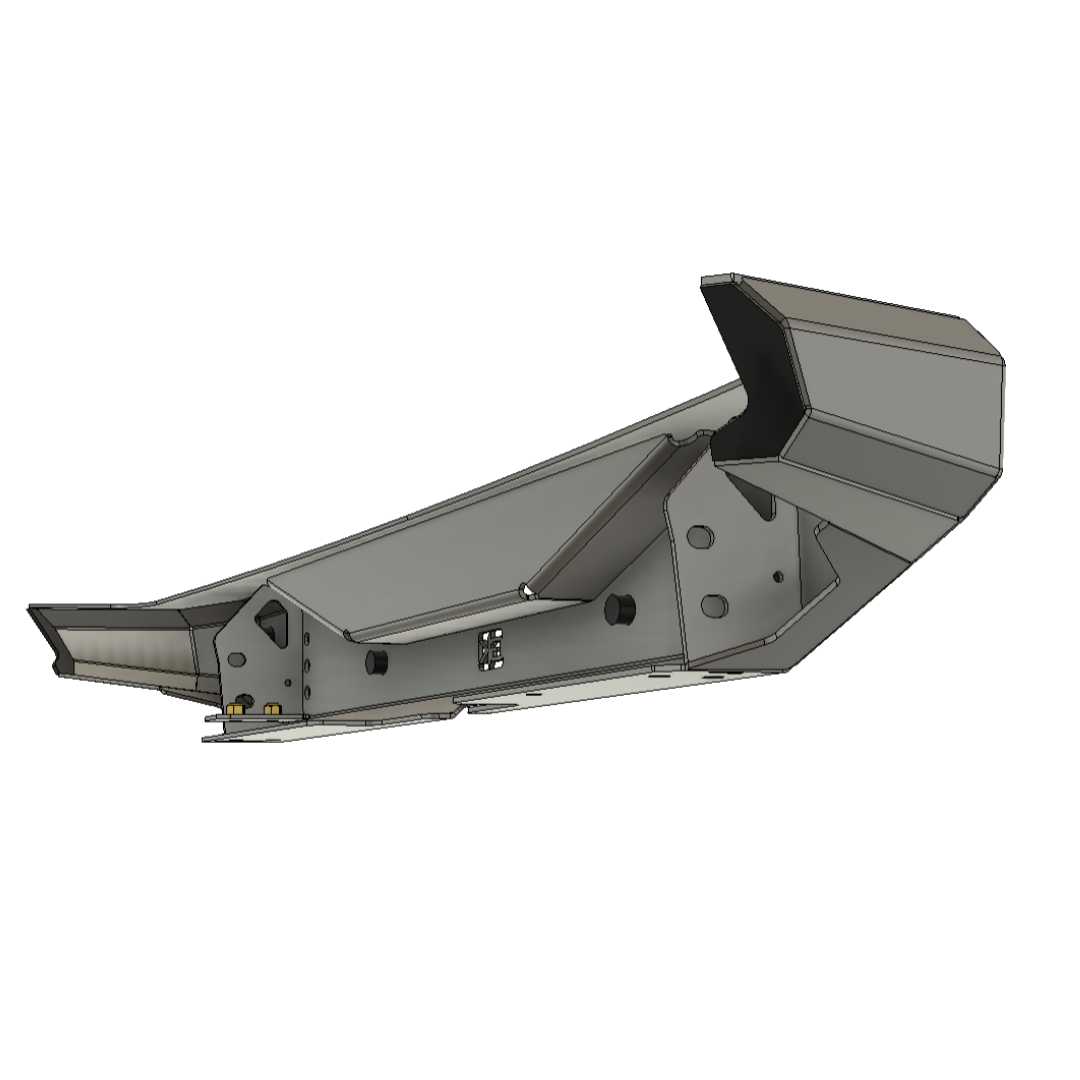 Gauntlet Series Rear Bumper for Jeep JL Wrangler (2018+)