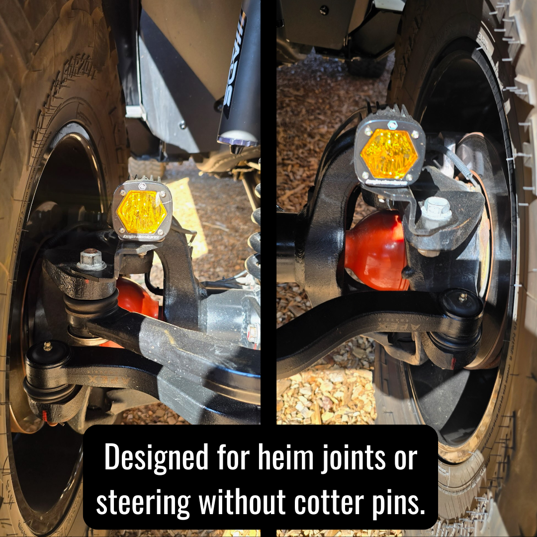 Universal DIY Steerable Knuckle Light Mounts