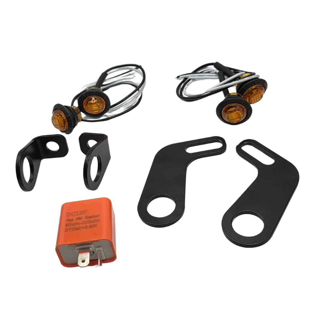 Dirt Bike/Motorcycle LED Amber Turn Signal Kit - Universal