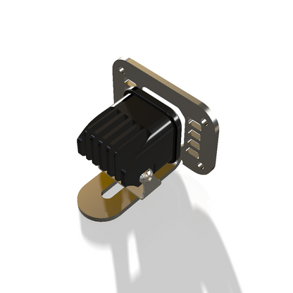 Flush Mount Light Bracket Adapter for Baja Designs S2 Mounting Pattern