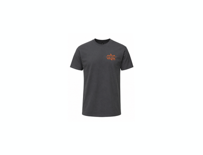 Gatekeeper Off-Road "Knuckle Light Mounts" Jeep Logo Short Sleeve Shirt - Charcoal Grey