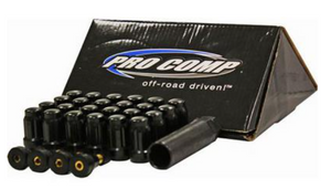 PRO COMP 25-Piece 1/2 Lug Nut Wheel Installation Kit (Black)