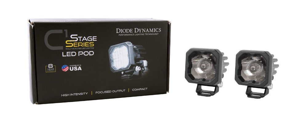 Diode Dynamics SCC1 White Pro Standard LED Pod