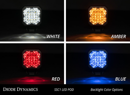 Diode Dynamics SCC1 White Sport Standard LED Light Pods