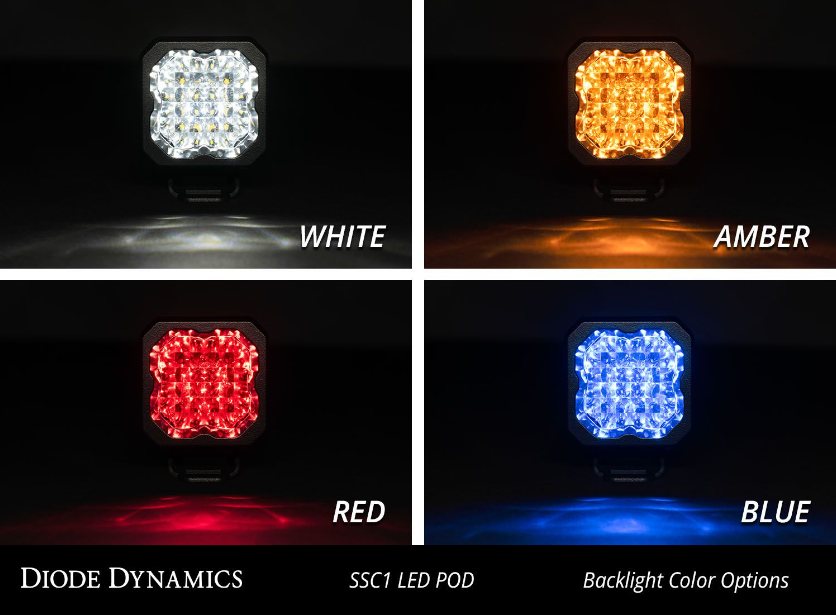 Diode Dynamics SCC1 White Pro Standard LED Pod