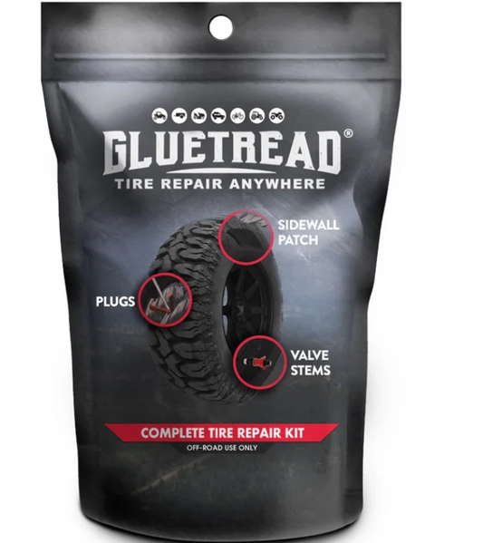 GlueTread Complete Tire Repair Kit