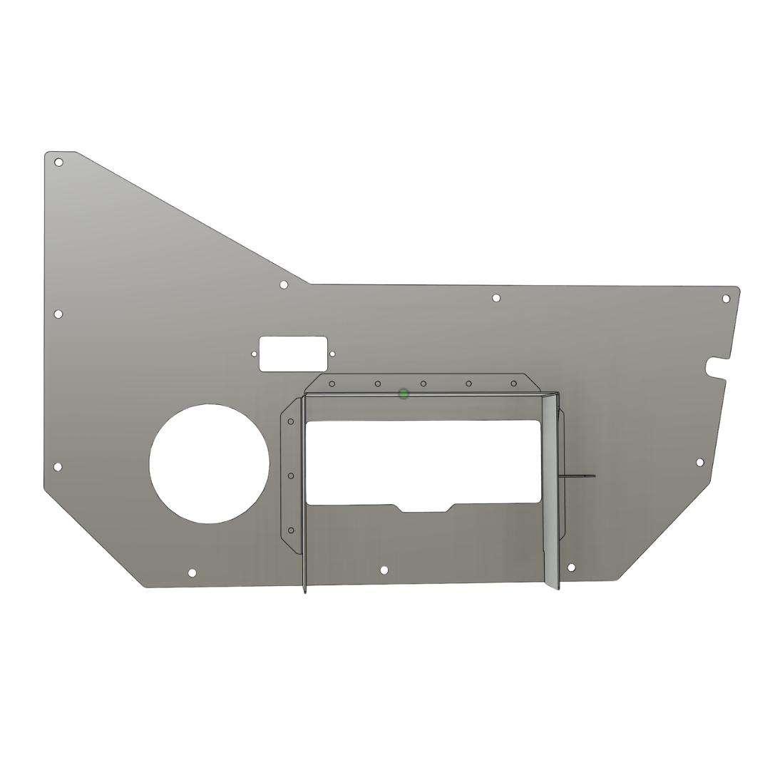 "Speaker" Inner Door Card Set for Jeep TJ Wrangler Half Doors