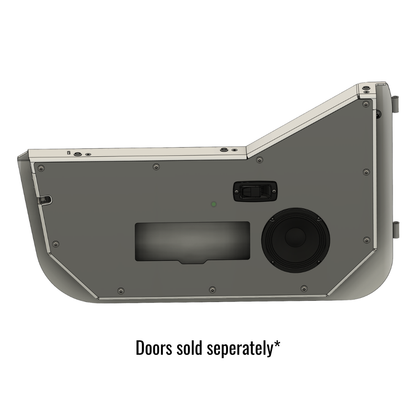 "Speaker" Inner Door Card Set for Jeep TJ Wrangler Half Doors