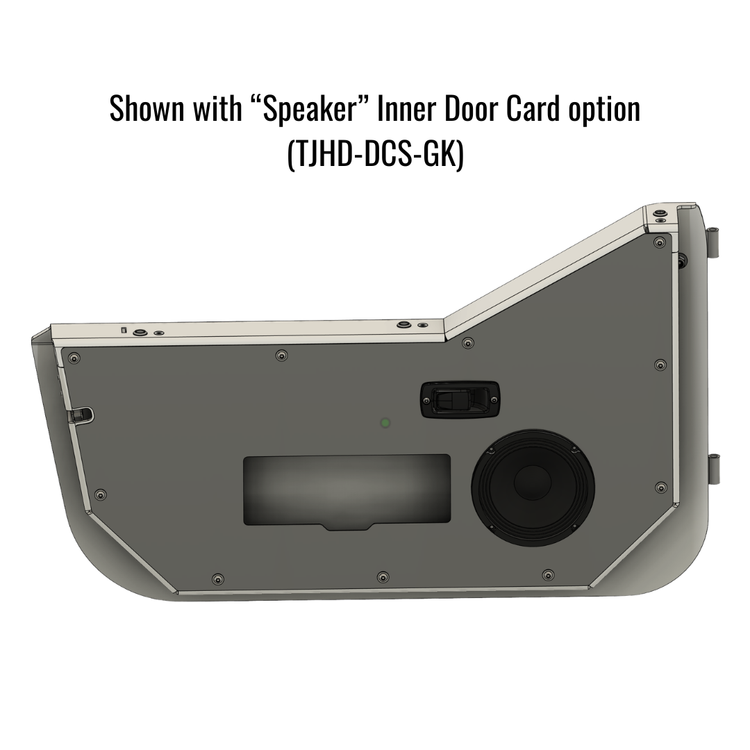 Aluminum Half Door Set (2) for Jeep TJ Wrangler (1997-2006)