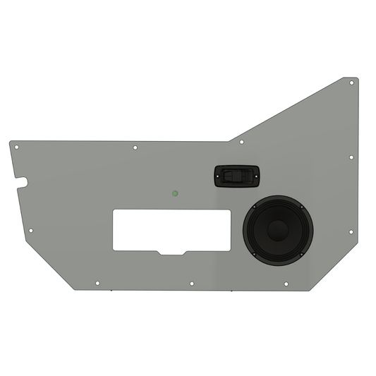 "Speaker" Inner Door Card Set for Jeep TJ Wrangler Half Doors