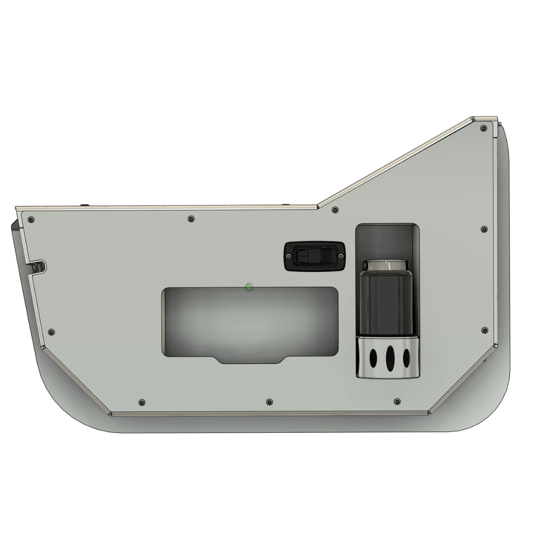 "Water Bottle" Inner Door Card Set for Jeep TJ Wrangler Half Doors