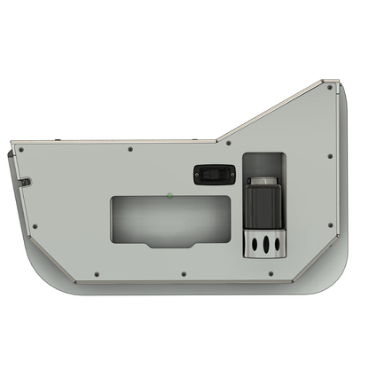 "Water Bottle" Inner Door Card Set for Jeep TJ Wrangler Half Doors