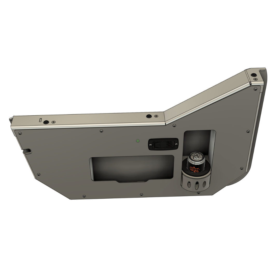 "Water Bottle" Inner Door Card Set for Jeep TJ Wrangler Half Doors