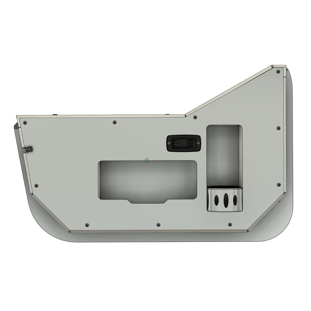 "Water Bottle" Inner Door Card Set for Jeep TJ Wrangler Half Doors