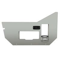"Water Bottle" Inner Door Card Set for Jeep TJ Wrangler Half Doors