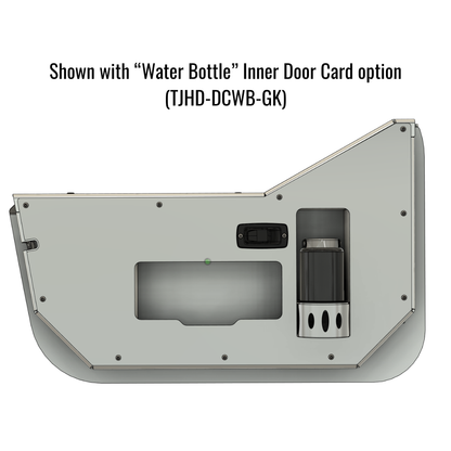 Aluminum Half Door Set (2) for Jeep TJ Wrangler (1997-2006)