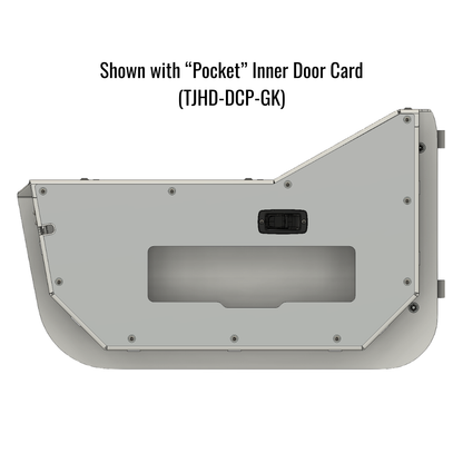 Aluminum Half Door Set (2) for Jeep TJ Wrangler (1997-2006)