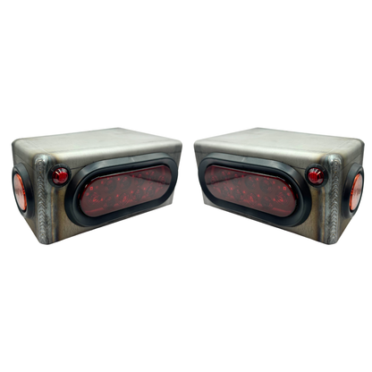 Heavy Duty LED Trailer Tail Light Kit 3/16 Steel