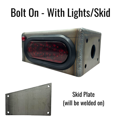 Heavy Duty LED Trailer Tail Light Kit 3/16 Steel