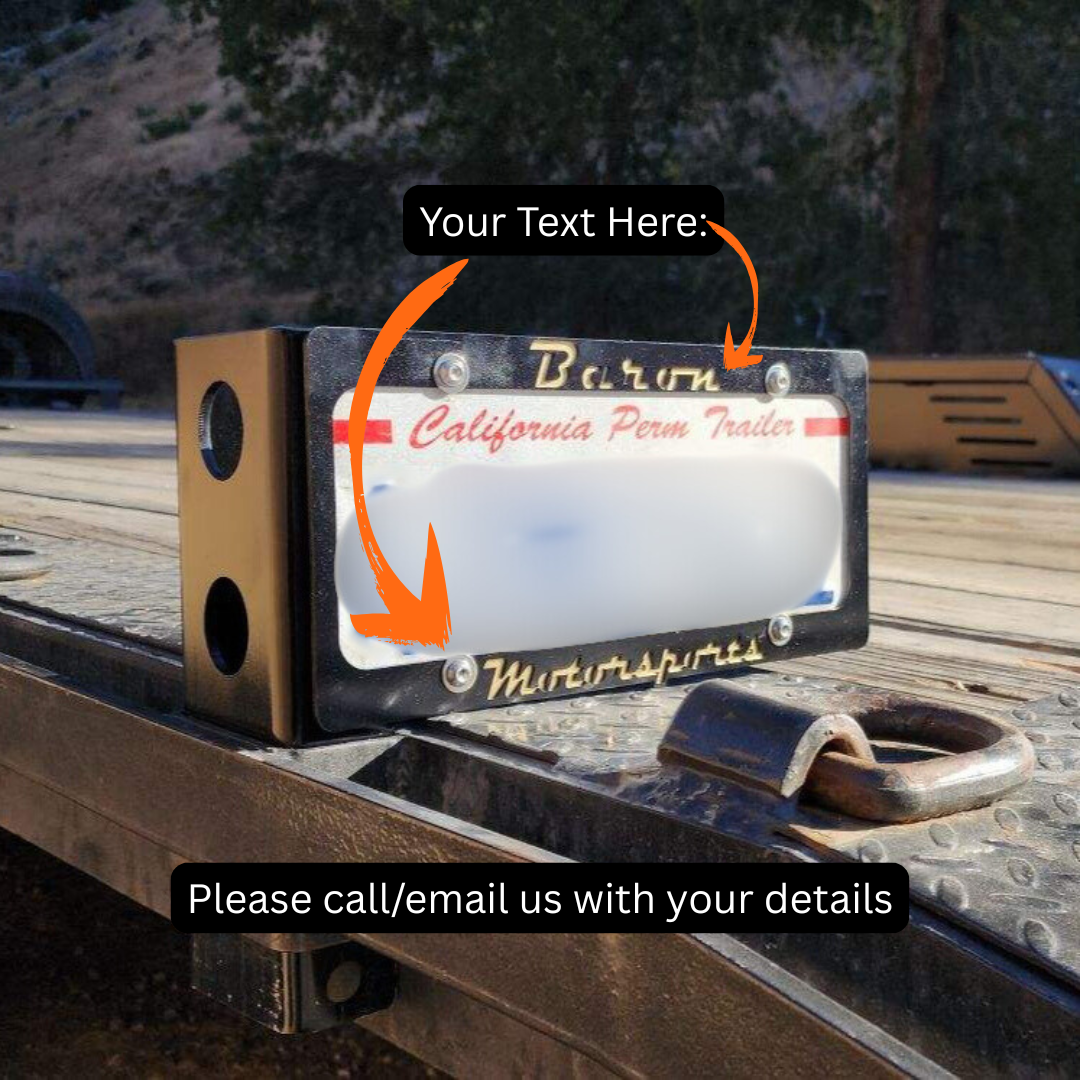 Trailer Stake Pocket License Plate Mount