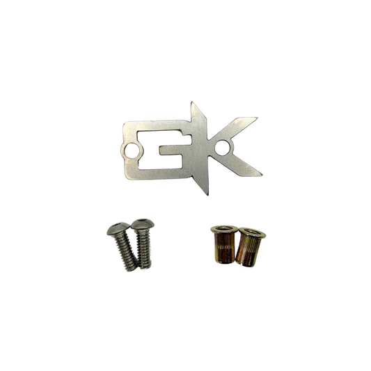 GK Steel Logo Badge