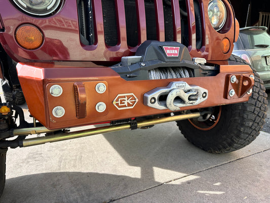 2007-2018 Jeep Wrangler JK Front "Gauntlet" Stubby Bumper