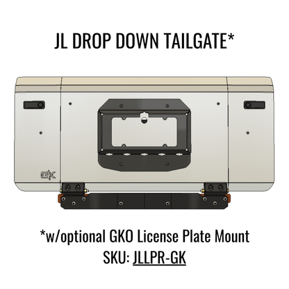 Drop Down Tailgate For Jeep JL/JLU 2018+