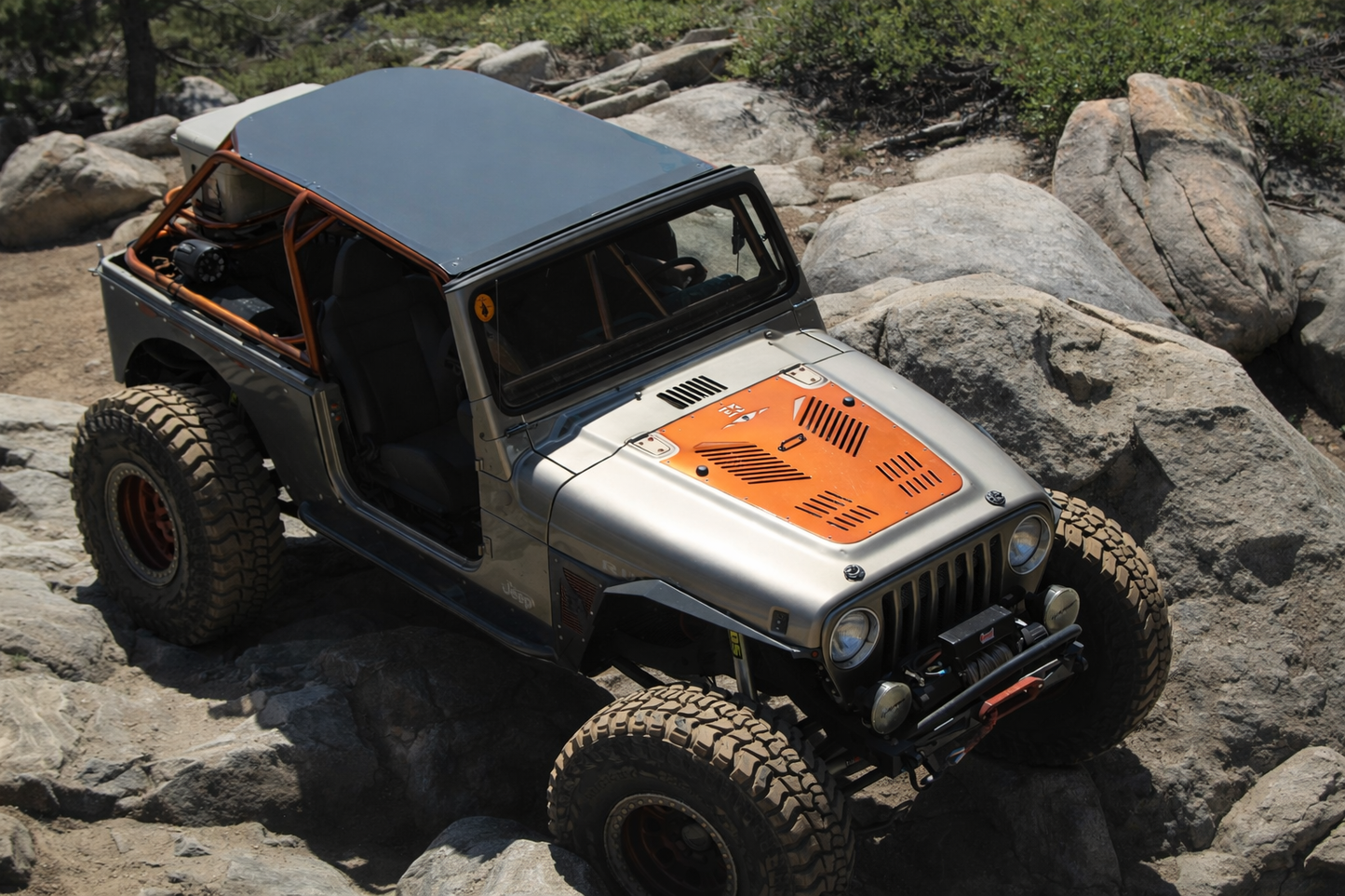 Diamond Series Hood Vent for Jeep TJ Wrangler