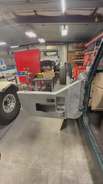 Aluminum Half Door Set (2) for Jeep TJ Wrangler (1997-2006)