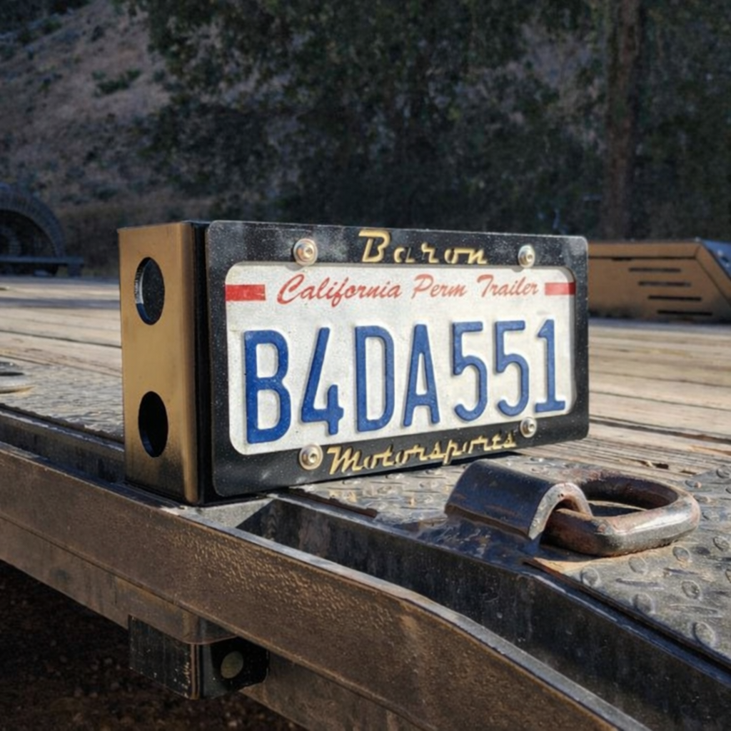 Trailer Stake Pocket License Plate Mount
