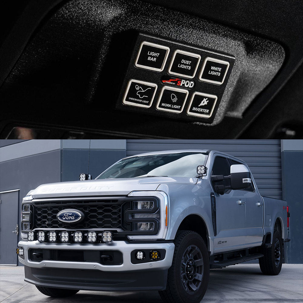 sPOD Mini6 SourceLT Vehicle Kit - Ford 2023-2026 F-250/350 Super Duty