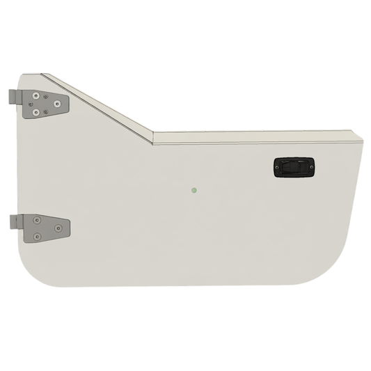 Aluminum Half Door Set for Jeep TJ Wrangler (1997-2006)
