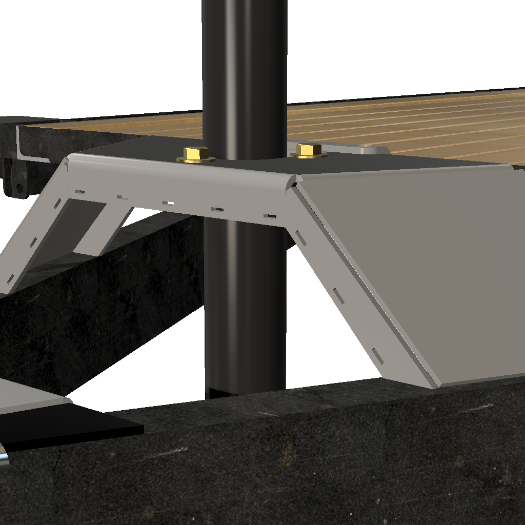 Trailer Tongue Jack Heavy Duty Relocation Mount