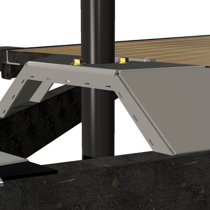 Trailer Tongue Jack Heavy Duty Relocation Mount