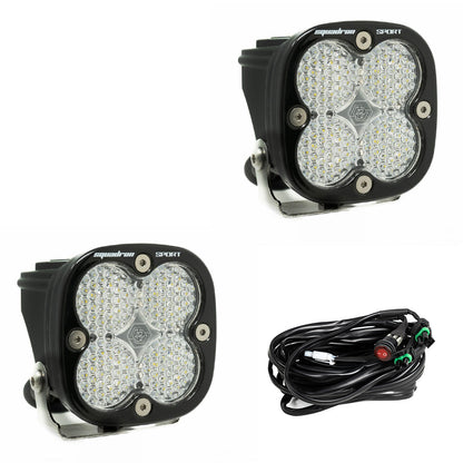 Baja Designs Squadron 2.0 Sport Black LED Auxiliary Light Pod Pair - Universal