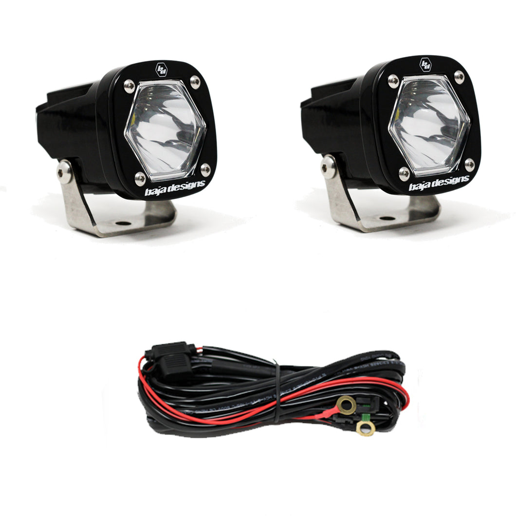 Baja Designs S1, Spot LED Auxiliary Light Pod - Pair
