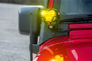 Morimoto 4Banger A-Pillar Brackets: Jeep Wrangler JK (07-17)