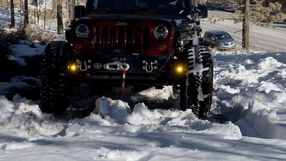 2007-2018 Jeep Wrangler JK Steerable Knuckle Pod Light Mounts Fits Dana 30/44 Axles