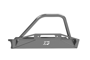1997-2006 Jeep Wrangler TJ Stubby Front Bumper Diamond Series Bare Steel
