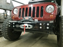 Load image into Gallery viewer, 2007-2018 Jeep Wrangler JK Front &quot;Gauntlet&quot; Stubby Bumper