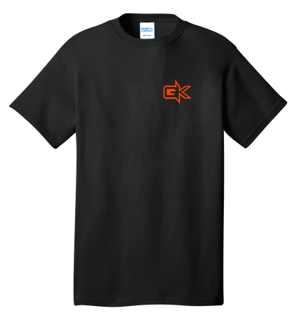 Gatekeeper Off-Road Logo Short Sleeve Shirt Black and Orange
