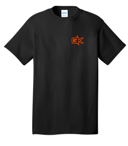 Gatekeeper Off-Road Logo Short Sleeve Shirt Black and Orange
