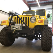 Load image into Gallery viewer, 1997-2006 Jeep Wrangler TJ Stubby Front Bumper Diamond Series Bare Steel