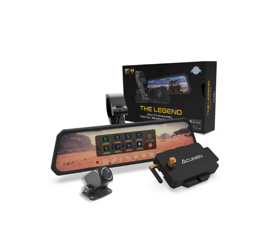 Touch Screen Rear View Mirror - 8 Gang Switch Panel - Dash Cam - "The Legend"